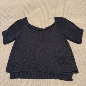Brandy Melville Black Knit Top